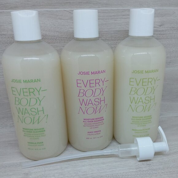 Josie Maran Every Body Wash Moisture Mousse + Pump 16oz | 3 Scents, U Pick - Picture 3 of 5